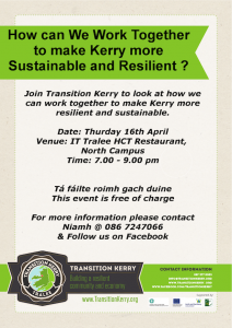 How can we work together to make Kerry more resilient and sustainable?